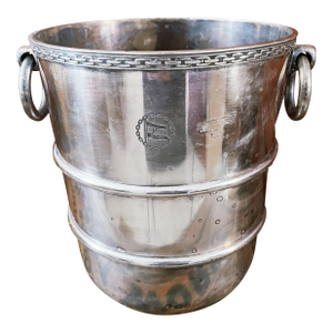 1913 Silver Champagne Bucket From a Hudson Navigation Company Steamship