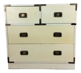 Example of Matte Brass Finish Dressers and Chests of Drawers