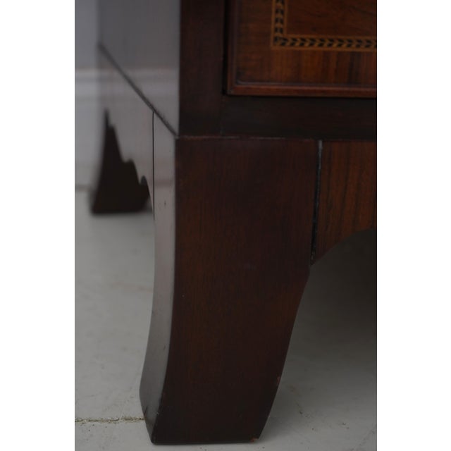 Henkel Harris Inlaid Mahogany Bedroom Wardrobe Chest For Sale - Image 15 of 18