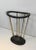 Attributed to Jacques Adnet, Ebonized Wood and Brass Umbrella Stand For Sale - Image 10 of 13