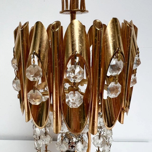 1970s Crystal Table Lamps, Spain, 1970s, Set of 2 For Sale - Image 5 of 13