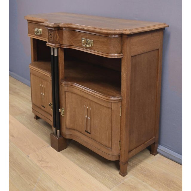 Vintage Art Deco Oak Buffet, 1930 For Sale - Image 6 of 18