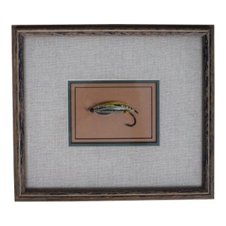 Framed Circa 1890-95 Salmon Fly For Sale