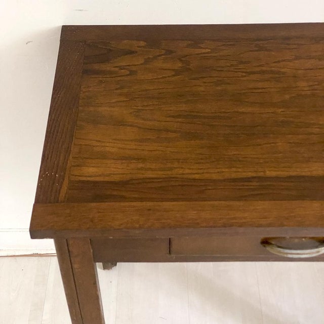 Small Vintage Desk in Wood, 1950s For Sale - Image 4 of 12