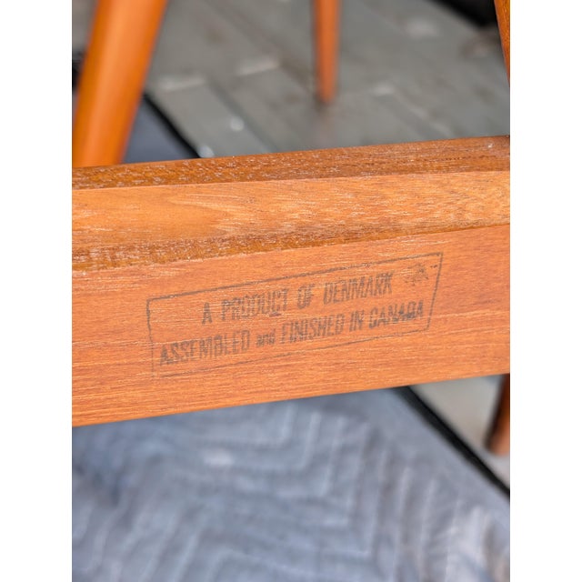 Set of 4 Model 42 Dining Chairs by Kai Kristiansen for Schou Andersen Møbelfabrik, c.1960s For Sale - Image 15 of 15