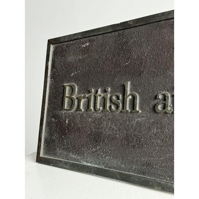 Vintage British Airways Plaque, 1970s For Sale - Image 12 of 18