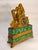 Antique Charles X Period Ormolu and Malachite Figural Mantel Clock For Sale - Image 4 of 9
