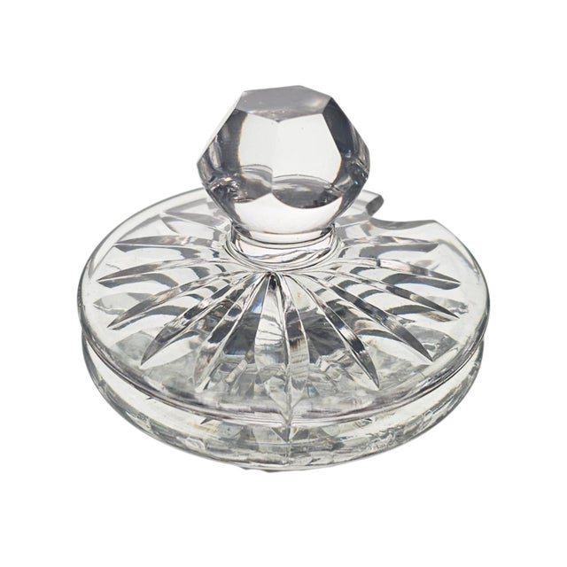 Waterford Waterford Castlemaine Irish Crystal Honey Jam Jar With Lid 4.75" For Sale - Image 4 of 14