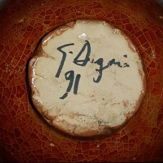 Italian Ceramic Bowl by Guido Dragani for Guido Dragani, 1991 For Sale - Image 3 of 5