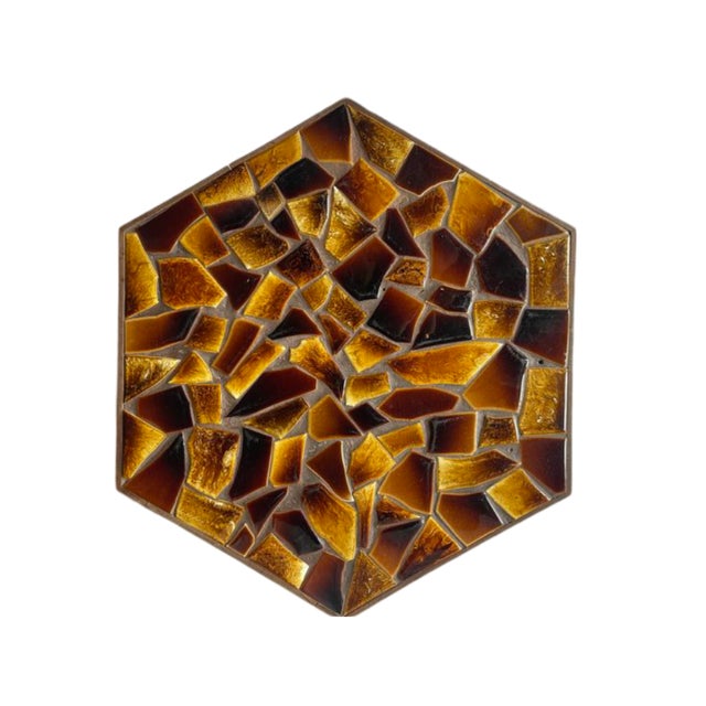 Mid-Century Hexagon Side Table - Pair For Sale In Detroit - Image 6 of 8