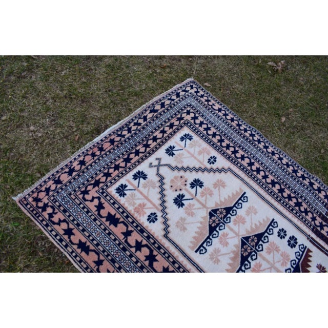 Oriental Area Rugs Wool Turkish Oushak Rug For Sale - Image 4 of 13