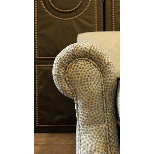 Beige 3-Seater Sofa by George Smith with Escale Ciel Fabric by Jean Paul Gaultier, 2010s For Sale - Image 8 of 18