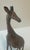 Vintage African Hand Carved Muhuhu Wood Giraffe For Sale - Image 4 of 12