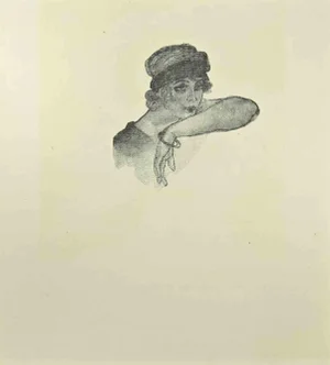 After Jean Paul Sauget, Woman, Woodcut, 1921