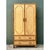 Vintage Notched Bamboo and Rattan Armoire For Sale - Image 12 of 12