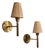 Abo Randers, Danish Modern, Wall Sconces, Brass, Denmark, 1980s For Sale