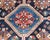 Antique Persian Qashqai Rug With Four-Medallion Design in Blue, Red, Brown Tones 4'1 X 8'3 For Sale - Image 9 of 11