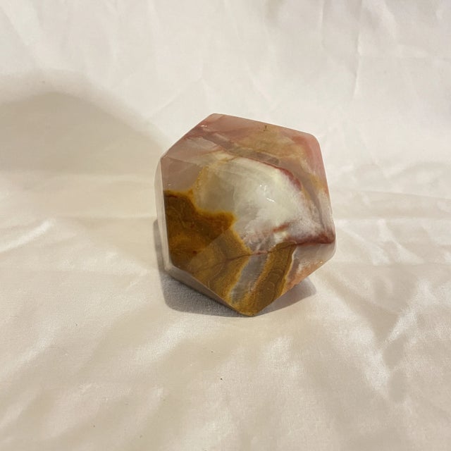 Contemporary Polished Orange Agate Paper Weight For Sale - Image 3 of 10