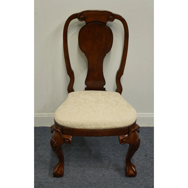 Late 20th Century Set of 4 High End South Hampton Traditional Style Dining Side Chairs For Sale - Image 5 of 13