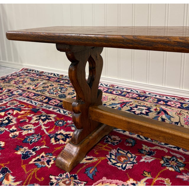 Antique French Farmhouse Bench Banquette Seating Window Seat c.1920s-30 For Sale - Image 17 of 17