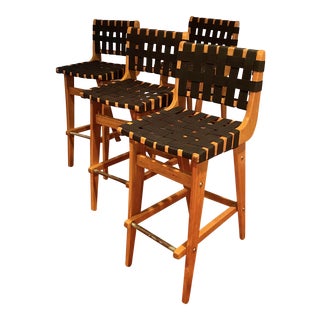 1940s Vintage Henry Kann for Knoll Bar Stools - Set of 4 For Sale