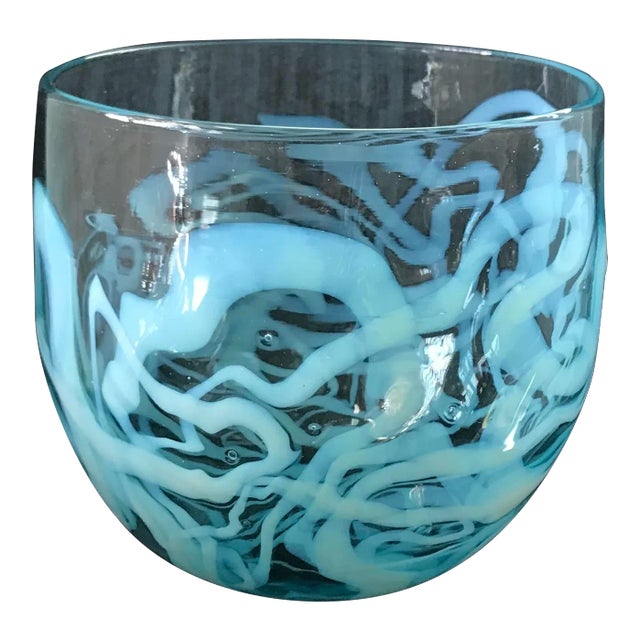 1970’s Richard Harkness Glass Bowl For Sale