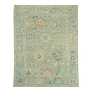Turkish Oushak Rug 8'3" x 10'5" #19342 For Sale