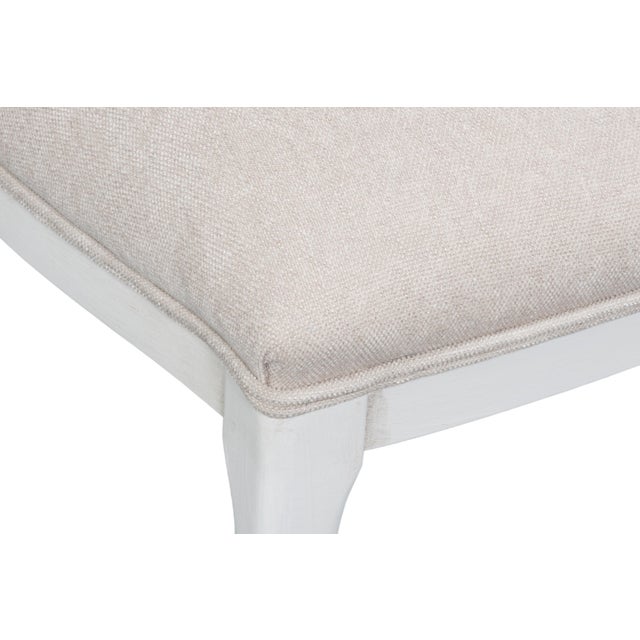 White Louis XV Cane Back Dining Chairs in White, Sets of 2 For Sale - Image 8 of 11