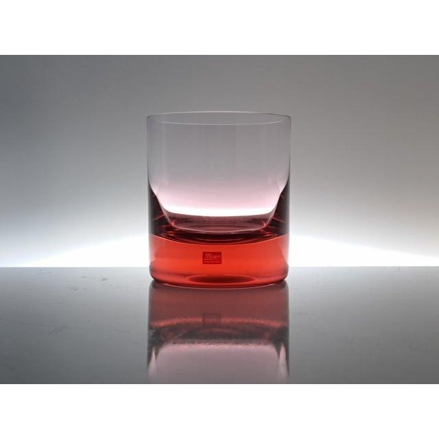 Moser Colored Crystal Whiskey Glasses, 1970s, Set of 6 For Sale - Image 9 of 17