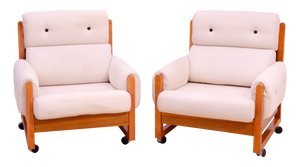 Set of Vintage Scandinavian Style Armchairs, 1970