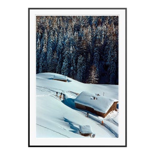 Toni Frissell 'A Chalet in Winter' Archival Pigment Print Framed in Black For Sale