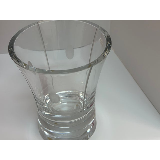 1990s Baccarat Tranquility Polka Dot Vase For Sale - Image 5 of 10