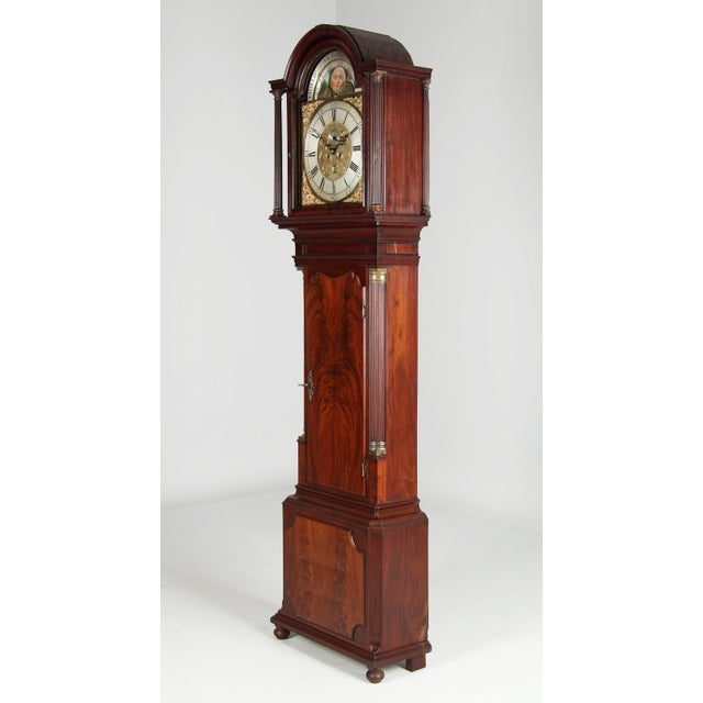English Grandfather Clock with Moon Phases, 1780 For Sale - Image 3 of 18