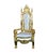 Make an unforgettable impression with this extraordinary lion throne chair, crafted to bring royal elegance and dramatic...
