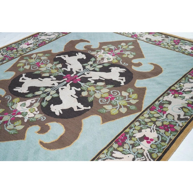 Textile Contemporary Sumak Rug 8'0'' x 10'0'' For Sale - Image 7 of 12