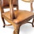 French Louis XV Style Carved Walnut and Patinated Leather Armchair, 1920s For Sale - Image 6 of 18