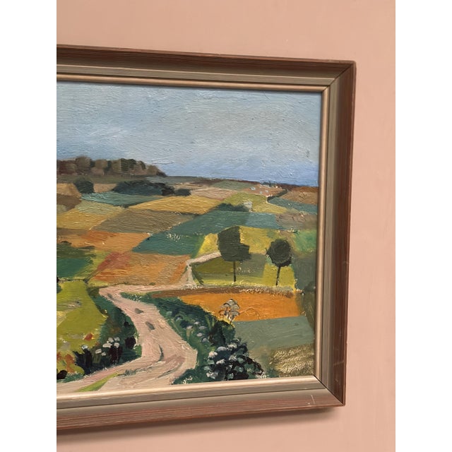 Tage Gavik, Landscape, 1950s, Oil Painting on Panel, Framed For Sale - Image 14 of 18
