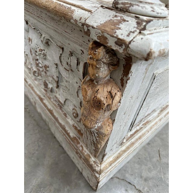 Wood 19th Century Church Bench For Sale - Image 7 of 13