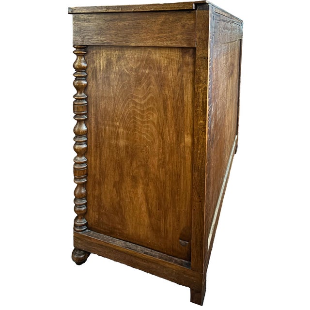 French Country Mid 19th Century Walnut French Buffett For Sale - Image 3 of 12