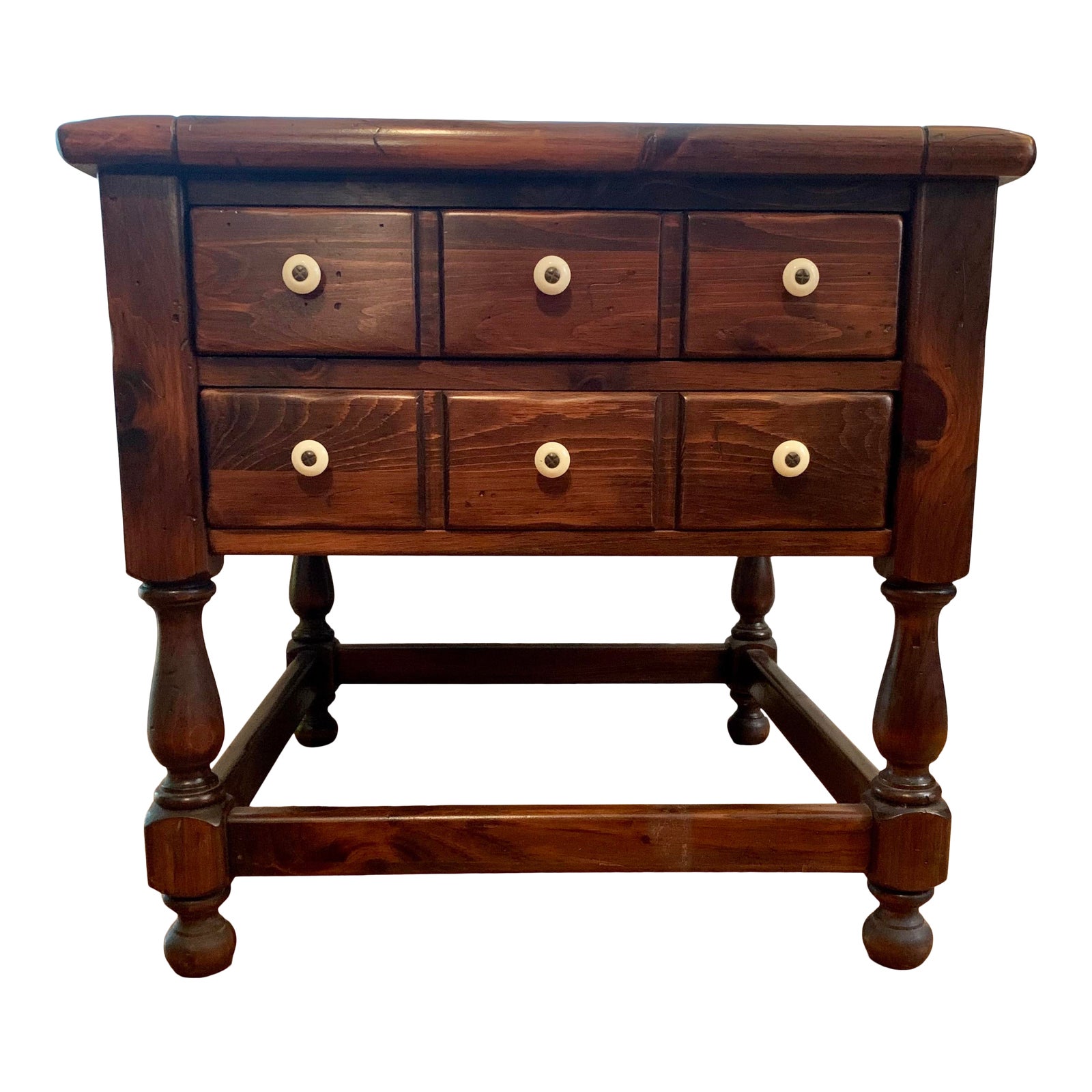 Ethan Allen Old Tavern Pine End Table Chairish