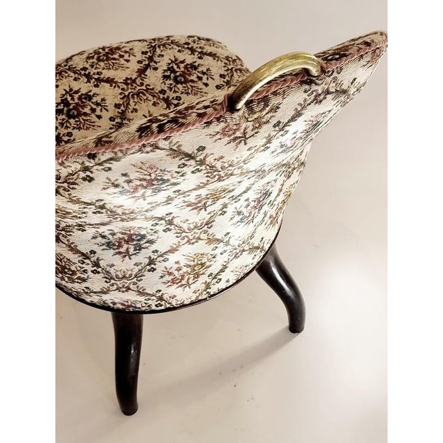 A unique Empire lounge chair with brass detail on neckrest. By master carpenter Friedrich Rambach, active in Stockholm,...