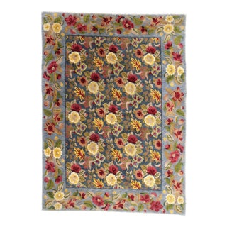 Vintage Tibetan Rug, 09'09 X 13'07 For Sale