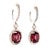 Natural Tourmaline Rubellite Diamond Earrings 18k Gold 6.62 TCW Certified For Sale - Image 13 of 14