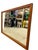 Wood Mid-Century Modern Rectangular Wall Mirror With Wood Frame For Sale - Image 7 of 8
