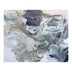 “Silver Sky” Original Painting by Hayley Morée