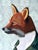 2000 - 2009 Vintage Fox in Gentleman's Attire Framed Print For Sale - Image 5 of 6