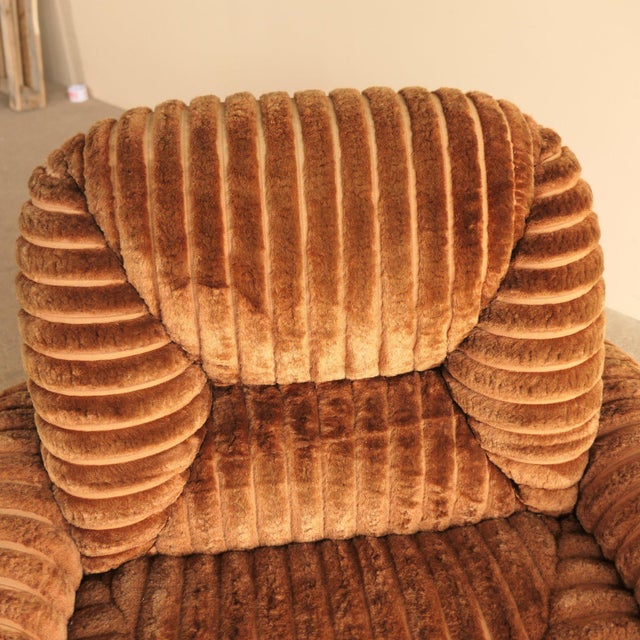 Vintage Brown Lounge Chair For Sale - Image 6 of 14