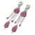 Sparkling Long Chandelier Ruby Drop Earrings, a Pair For Sale - Image 4 of 7