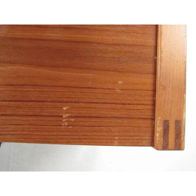 Scandinavian Modern Teak Desk For Sale - Image 5 of 11