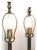 Lamps Maitland Smith Black Marble Pair & Silk Shades For Sale - Image 12 of 12